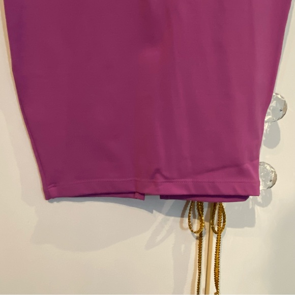 Bebe Purple Pencil Skirt Size XXS - Picture 8 of 16